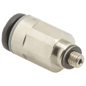 Legris LF3000 Series Pneumatic Fitting Male M3 x 0.5 Threaded-to-Tube Nickel Plated Brass 20 bar 80°C LF3000