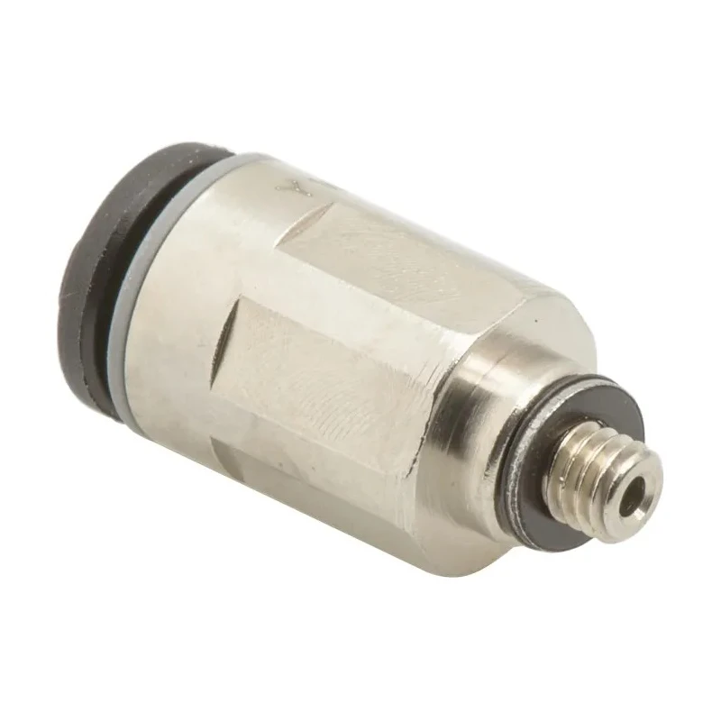 Legris LF3000 Series Pneumatic Fitting Male M3 x 0.5 Threaded-to-Tube Nickel Plated Brass 20 bar 80°C LF3000