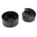 Greenlee Punch & Die Set, Hand Operation, Circular Hole 50.8 mm, Cutting Capacity Mild Steel 3 mm, Aluminium 3 mm 50351818