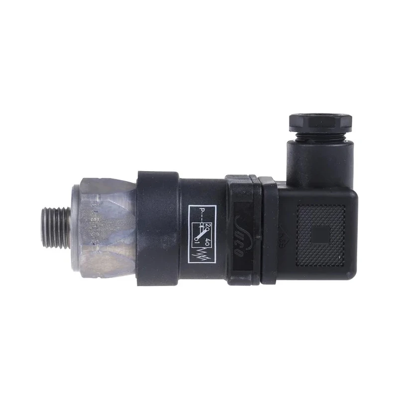 Suco 0184 Series Industrial Pressure Sensor Relay Output 1 bar to 10 bar 250V Zinc Plated Steel Housing 0184458031042