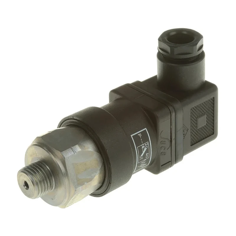Suco 0184 Series Industrial Pressure Sensor Relay Output 10bar-100bar 250V Zinc Plated Steel Housing 0184461031012