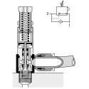 Legris 7300 Series Pneumatic Pressure Regulator Tube G Threaded Inlet 16 bar Maximum Operating Pressure 7300 04 10