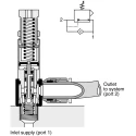 Legris 7300 Series Pneumatic Pressure Regulator Tube G Threaded Inlet 16 bar Maximum Operating Pressure 7300 04 10