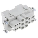 HARTING Heavy Duty Power Connector Insert 40A 690V Han-Com Series Female 18 Contacts 09380182701