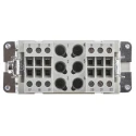 HARTING Heavy Duty Power Connector Insert 40A 690V Han-Com Series Female 18 Contacts 09380182701