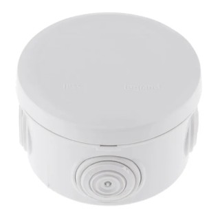 Legrand Plexo Series Grey ABS Junction Box, IP55 Rated, 4 Terminals, 45 mm x 40 mm x 45 mm IP55
