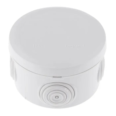 Legrand Plexo Series Grey ABS Junction Box, IP55 Rated, 4 Terminals, 45 mm x 40 mm x 45 mm IP55