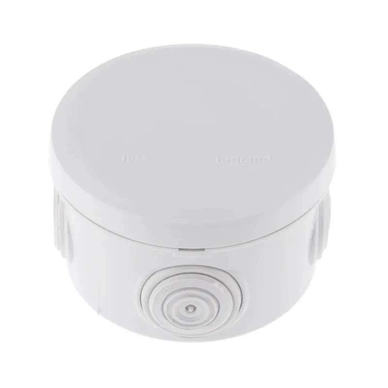 Legrand Plexo Series Grey ABS Junction Box, IP55 Rated, 4 Terminals, 45 mm x 40 mm x 45 mm IP55