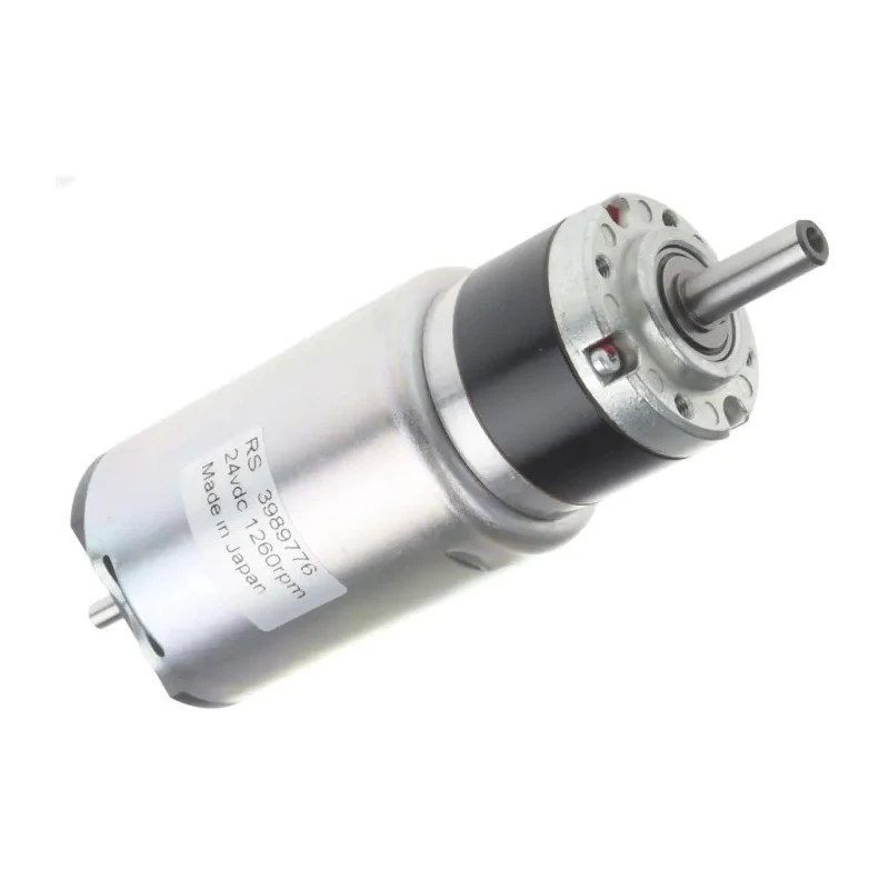 RS PRO Brushed Geared DC Geared Motor 13.2 W 24V DC 75 Ncm Torque 1260 RPM 6 mm Shaft Diameter 398-9776