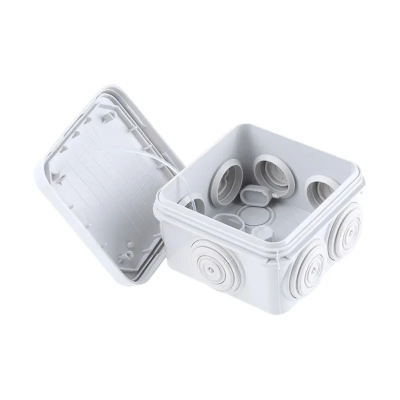 Legrand Plexo Series Grey ABS Junction Box, IP55, 4 Terminals, 65 mm x 65 mm x 40 mm, Current Rating 16A, Model 