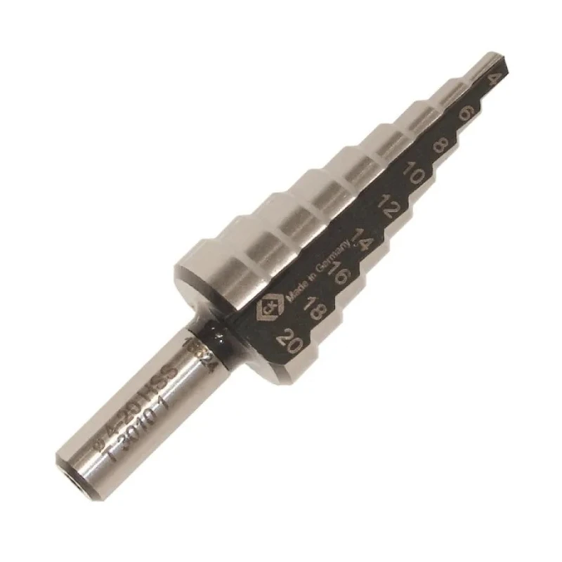 CK HSS 4 to 20 mm Drill Bit, 20in Length, Round Shank, Titanium Nitride Finish T3010 1