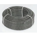 RS PRO Hose Pipe, Black Polyvinyl Chloride PVC, 7 bar Max Operating Pressure, 30 m Length, 13 mm Inside Diameter 399-1173