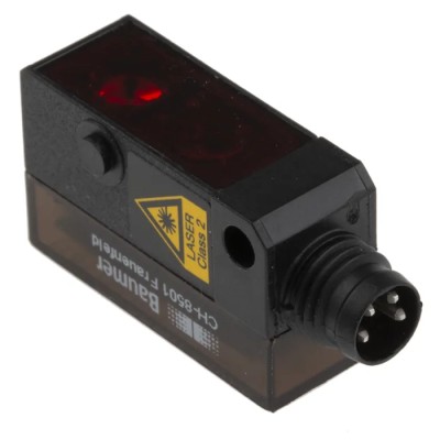 Baumer Diffuse Photoelectric Sensor Block Sensor 22 mm to 130 mm Detection Range, PNP Output, IP67 Rated OHDK 10P5101/S35A