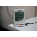 RS PRO Data Logging Air Quality Monitor Mains-Powered, Temperature 0-50 °C, Humidity up to 95 %RH, CO2 0-9999 ppm IM-502