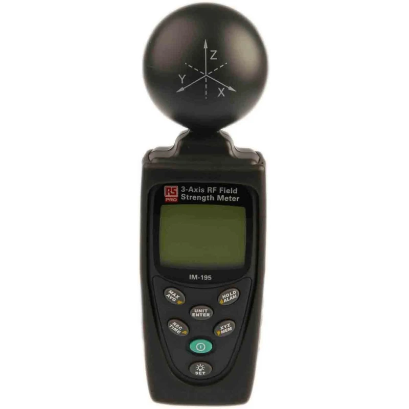 RS PRO RF Field Emission Detector Accurate ±1 dB, 50MHz–3.5GHz, Battery Powered IM-195 106-5307