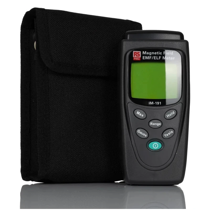 RS PRO Handheld Battery Gaussmeter Magnetic Field Meter 30 Hz to 300 Hz Model 106-5309