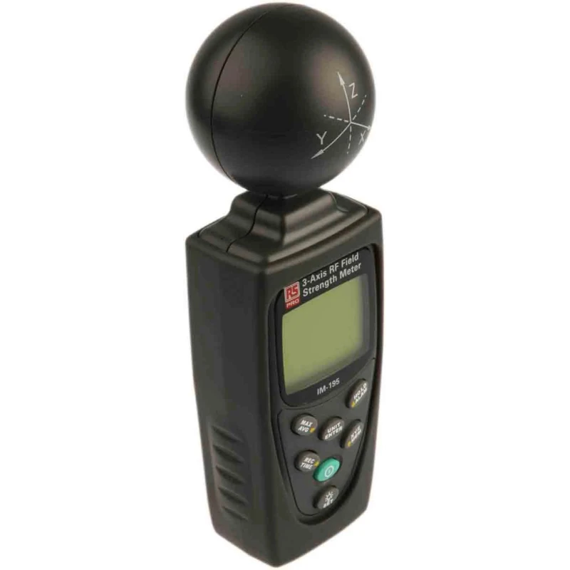 RS PRO RF Field Emission Detector Accurate ±1 dB, 50MHz–3.5GHz, Battery Powered IM-195 106-5307