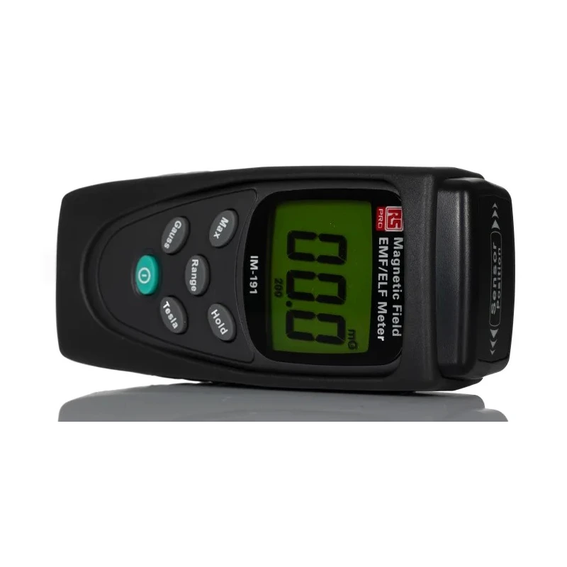 RS PRO Handheld Battery Gaussmeter Magnetic Field Meter 30 Hz to 300 Hz Model 106-5309