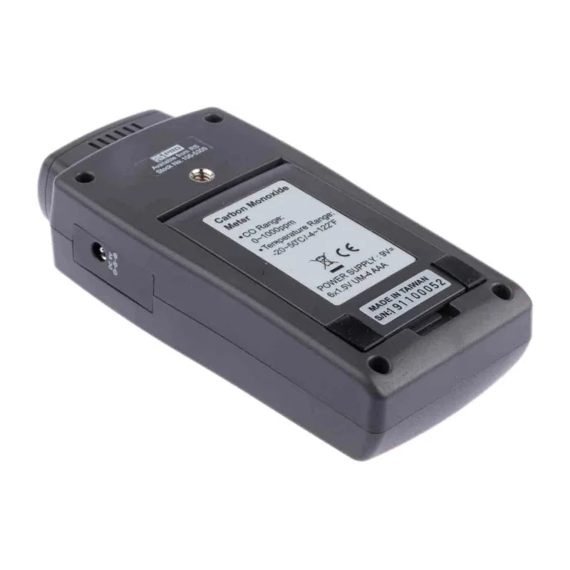 RS PRO Handheld Gas Detector for Carbon Monoxide Detection, EN, LCD Backlight, Battery Powered, IM-801