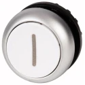 Eaton RMQ Titan M22 Series White Momentary Push Button Head 22 mm Cutout Diameter IP69K 78635776 M22-D-W-X1+M22-A