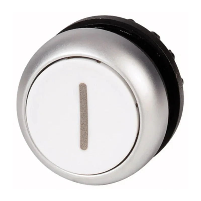 Eaton RMQ Titan M22 Series White Momentary Push Button Head 22 mm Cutout Diameter IP69K 78635776 M22-D-W-X1+M22-A