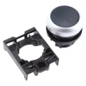 Eaton RMQ Titan M22 Series Black Maintained Push Button Head 22 mm Cutout Diameter Plastic Button 78635778 M22-DR-S+M22-A