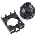 Eaton RMQ Titan M22 Series Black Maintained Push Button Head 22 mm Cutout Diameter Plastic Button 78635778 M22-DR-S+M22-A