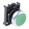 Eaton RMQ Titan M22 Series Green Maintained Push Button Head, 22 mm Cutout, IP69K 78635781 M22-DR-G+M22-A