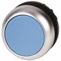 Eaton RMQ Titan M22 Series Blue Maintained Push Button Head 22mm Cutout Diameter Plastic, IP69K 78635783 M22-DR-B+M22-A