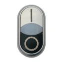 Eaton RMQ Titan M22 Series White, Black Momentary Oval Illuminated Push Button Head 22mm 78635826 M22-DDL-WS-X1/X0+M22-A