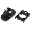 Eaton RMQ Titan M22 Series White, Black Momentary Oval Illuminated Push Button Head 22mm 78635826 M22-DDL-WS-X1/X0+M22-A