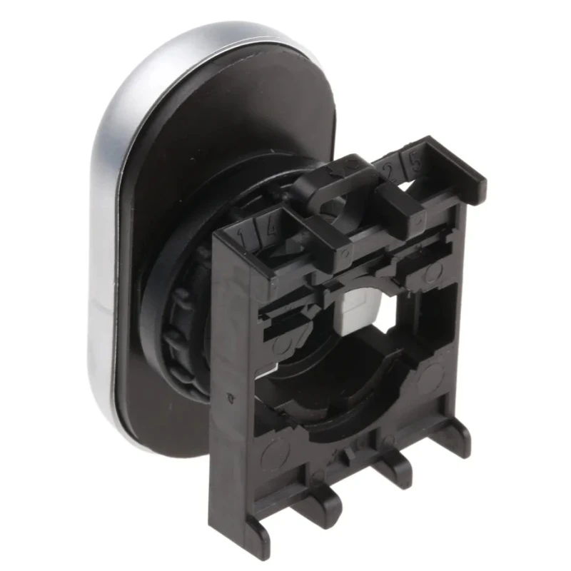 Eaton RMQ Titan M22 Series White, Black Momentary Oval Illuminated Push Button Head 22mm 78635826 M22-DDL-WS-X1/X0+M22-A