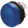 Eaton Blue Pilot Light Head, 22.5 mm Cutout, Round Flush Mount, Plastic Bezel, IP69K Rated, RMQ Titan 78635858 M22-L-B+M22-A