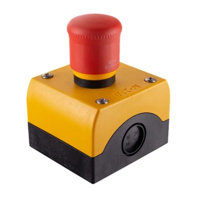 Eaton Pull Release Control Station Switch SPDT Plastic Enclosure IP66 IP69K Red 1 Cutout 22.5mm 216525 M22-PV/KC11/IY