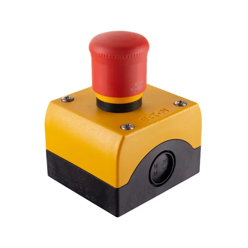 Eaton Pull Release Control Station Switch SPDT Plastic Enclosure IP66 IP69K Red 1 Cutout 22.5mm 216525 M22-PV/KC11/IY