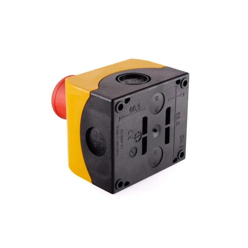 Eaton Pull Release Control Station Switch SPDT Plastic Enclosure IP66 IP69K Red 1 Cutout 22.5mm 216525 M22-PV/KC11/IY