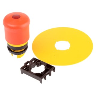 Eaton RMQ Titan M22 Series Pull to Release Emergency Stop Push Button Front Mount 22 mm 78635830 M22-PVL+M22-A+M22-XAK