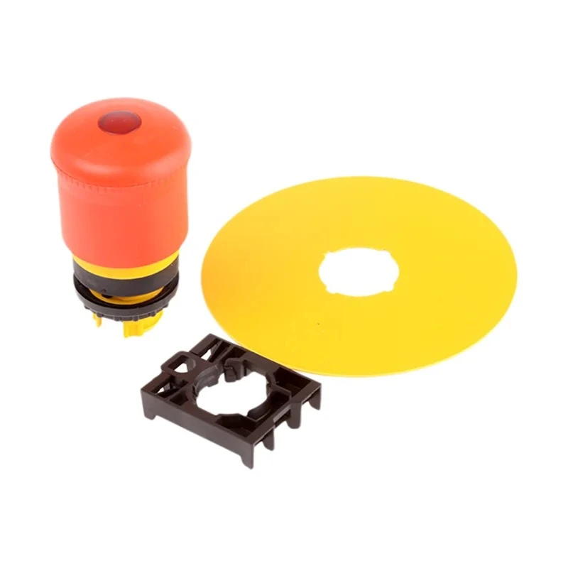 Eaton RMQ Titan M22 Series Pull to Release Emergency Stop Push Button Front Mount 22 mm 78635830 M22-PVL+M22-A+M22-XAK