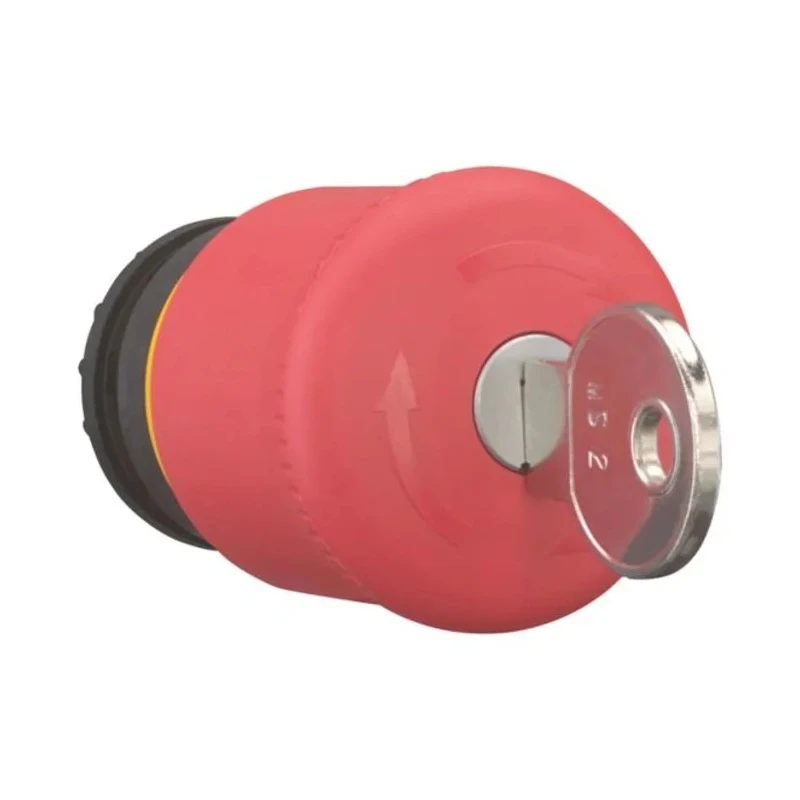 Eaton RMQ Titan M22 Series Key Release Emergency Stop Push Button, Front Mount, 22 mm Cutout 78635831 M22-PVS+M22-A+M22-XAK