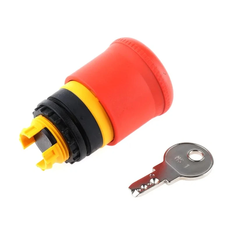 Eaton RMQ Titan M22 Series Key Release Emergency Stop Push Button, Front Mount, 22 mm Cutout 78635831 M22-PVS+M22-A+M22-XAK