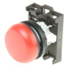 Eaton Red Pilot Light Head, 22.5 mm Cutout, Flush Mount, IP69K, Plastic Bezel RMQ Titan Series 78635861 M22-L-R+M22-A