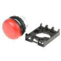Eaton Red Pilot Light Head, 22.5 mm Cutout, Flush Mount, IP69K, Plastic Bezel RMQ Titan Series 78635861 M22-L-R+M22-A