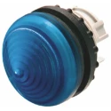 Eaton Blue Pilot Light Head 22.5 mm Cutout Panel Mount Plastic Bezel IP69K RMQ Titan M22 Series 78635863 M22-LH-B+M22-A