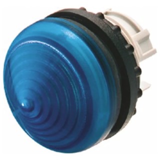 Eaton Blue Pilot Light Head 22.5 mm Cutout Panel Mount Plastic Bezel IP69K RMQ Titan M22 Series 78635863 M22-LH-B+M22-A