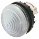 Eaton White Pilot Light Head, 22.5 mm Cutout, Panel Mount, IP69K, Plastic Bezel RMQ Titan M22 78635867 M22-LH-W+M22-A