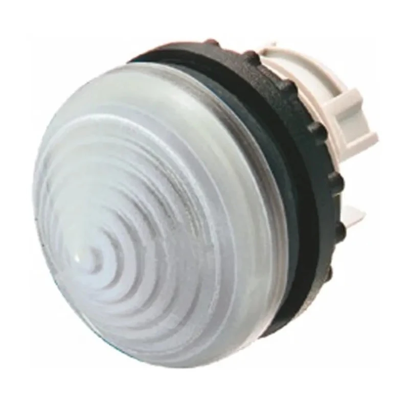 Eaton White Pilot Light Head, 22.5 mm Cutout, Panel Mount, IP69K, Plastic Bezel RMQ Titan M22 78635867 M22-LH-W+M22-A