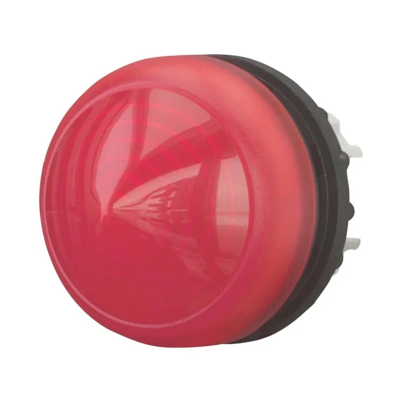 Eaton Red Pilot Light Head, 22.5 mm Cutout Diameter, Round Shape, IP69K Rated, Flush Mount RMQ Titan 78635866 M22-LH-R+M22-A