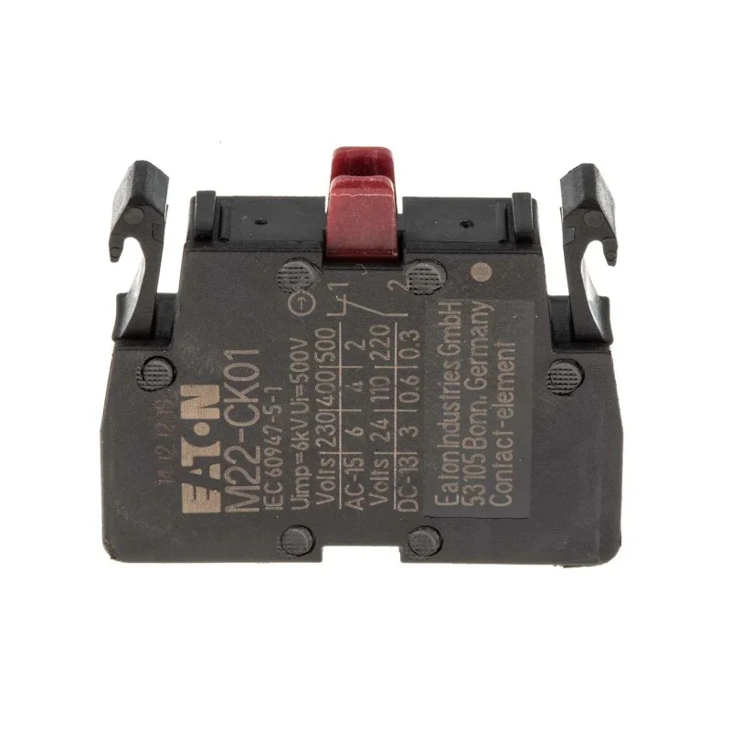 Eaton Contact Block 1 NC, 6A, 500 V AC, Cage Clamp Connection, M22 Series NZM1 