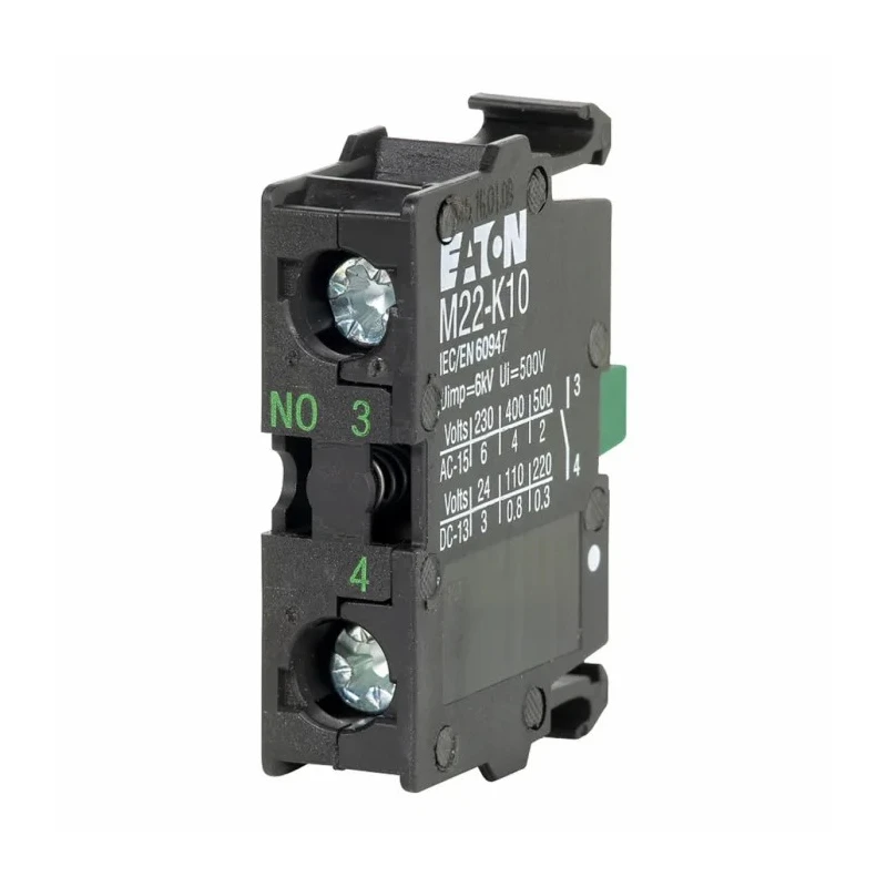 Eaton Contact Block for Use with NZM1(-4), PN1(-4), N(S)1(-4) Series, 500 V AC, 6A, 1 NO, Screw Terminal MPN 