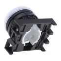 Eaton White Pilot Light Head 22.5 mm Cutout Flush Mount IP69K Plastic Bezel RMQ Titan M22 Series 78635862 M22-L-W+M22-A